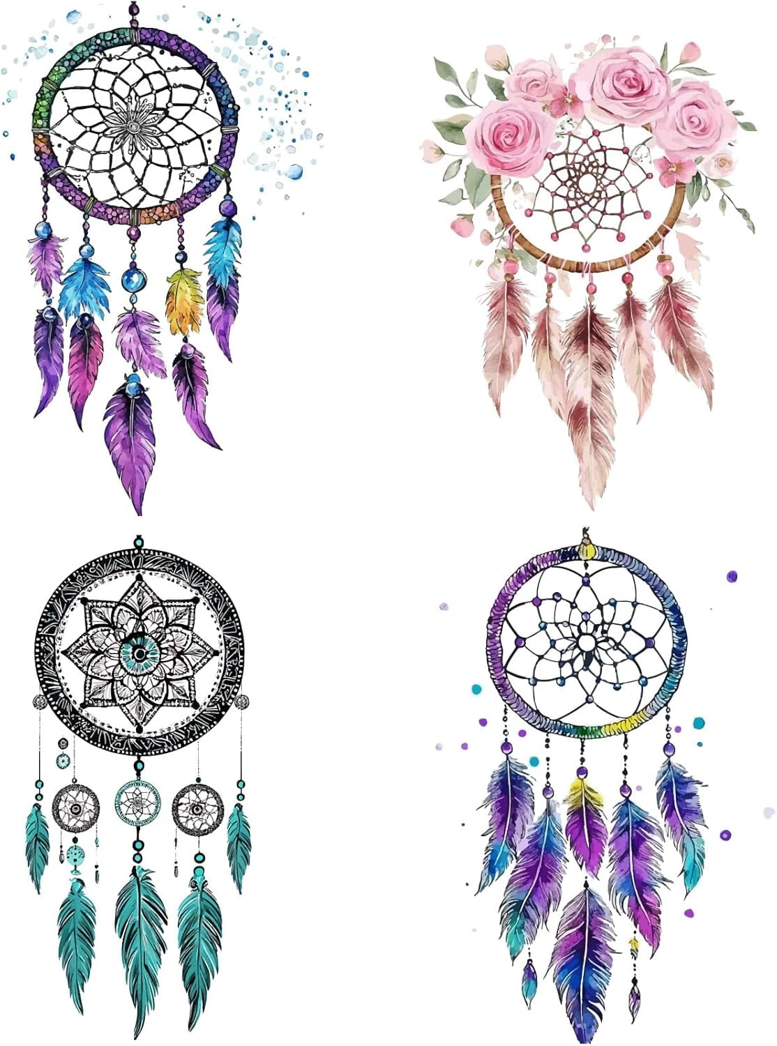 Window Catcher Sticker 4Pcs 4 Styles 6.3