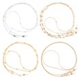 4Pcs 4 Styles Iron Alloy Eyeglasses Chains Neck Strap for Eyeglasses ...