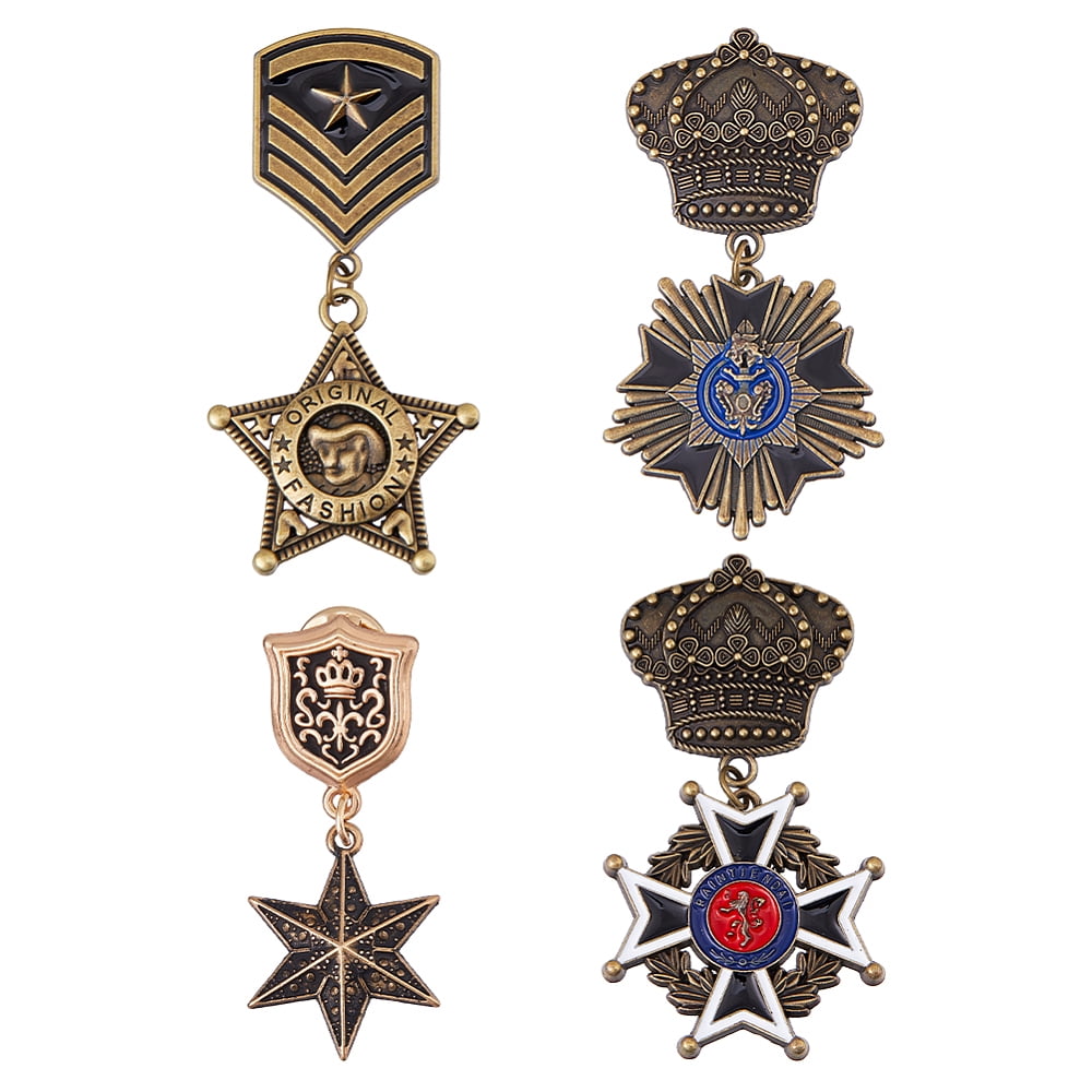 4pcs-4-styles-military-hero-medals-brooch-pins-military-medals-badges