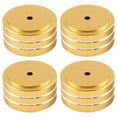 thumbnail image 1 of 4Pcs 40X20mm Aluminum HIFI AMP Speaker Isolation Stand Turntable Feet Pad (Gold), 1 of 8