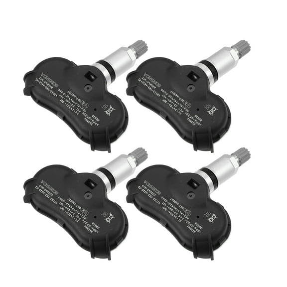4Pcs 42753-TR3-A81 42753-SNA-A81 Tire Pressure Monitoring System Sensor 315MHz for Honda Civic 2008-2013 Blue, Silver Tone