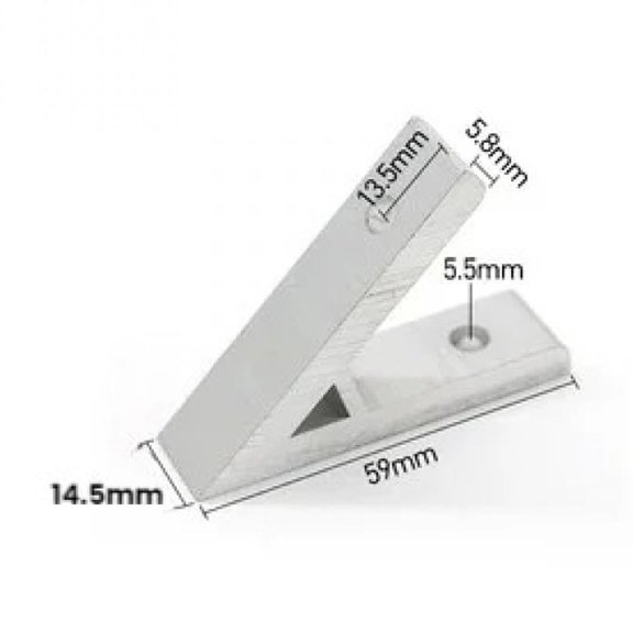 4Pcs 45 Degree 2020 3030 4040 4545 5050 6060 8080 Corner Angle Bracket Connection Joint for Aluminum Profile