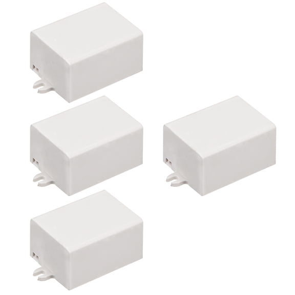 4Pcs 46 x 35 x 24mm Electronic Plastic DIY Junction Box Enclosure Case White