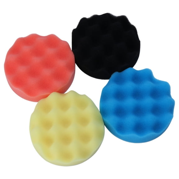 4Pcs 4inch Buffing Polishing Sponge Pads Kit For Car Polisher Buffer