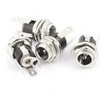 thumbnail image 1 of 4Pcs 5.5mmx2.1mm DC Power Jack Socket Female Panel Mounting Connector, 1 of 1