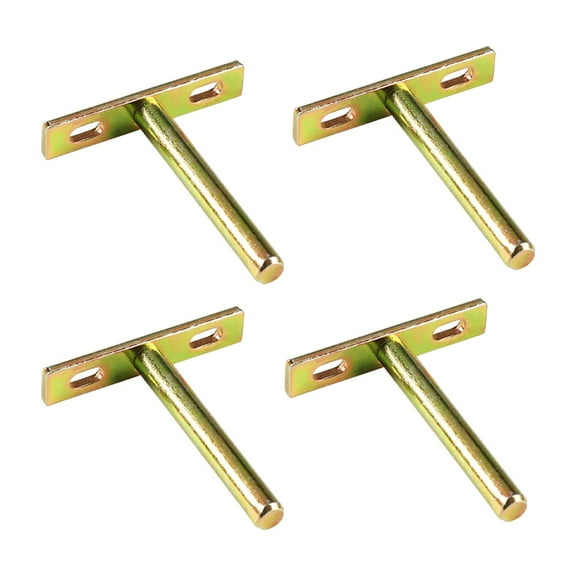 FONDOTIN Concealed Support Floating Shelf Bracket Steel Wall Mount Homeowners Office 4Pcs