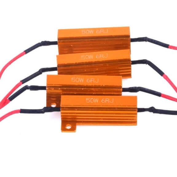 4Pcs 50W LED Load Resistors Turn Signal Blinkers Fog Lights