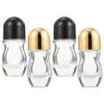 thumbnail image 1 of 4Pcs 50ml Essential Oil Aromatherapy Glass Roller Bottles Container Dispenser, 1 of 4