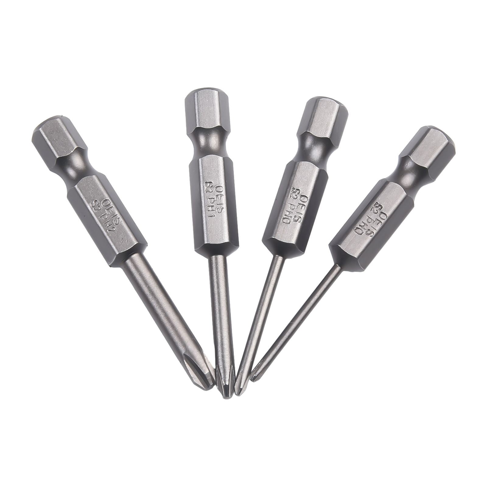 50mm Screwdriver Tips Set 8-Piece Hex Bit Set - 50mm S2 Steel ...