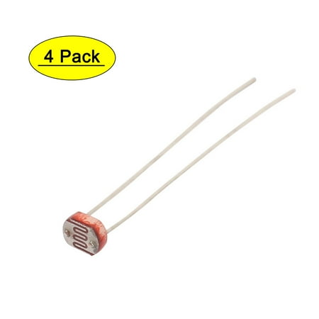 4Pcs 5516 Photoresistor LDR CDS 5mm Light-Dependent Resistor Sensor
