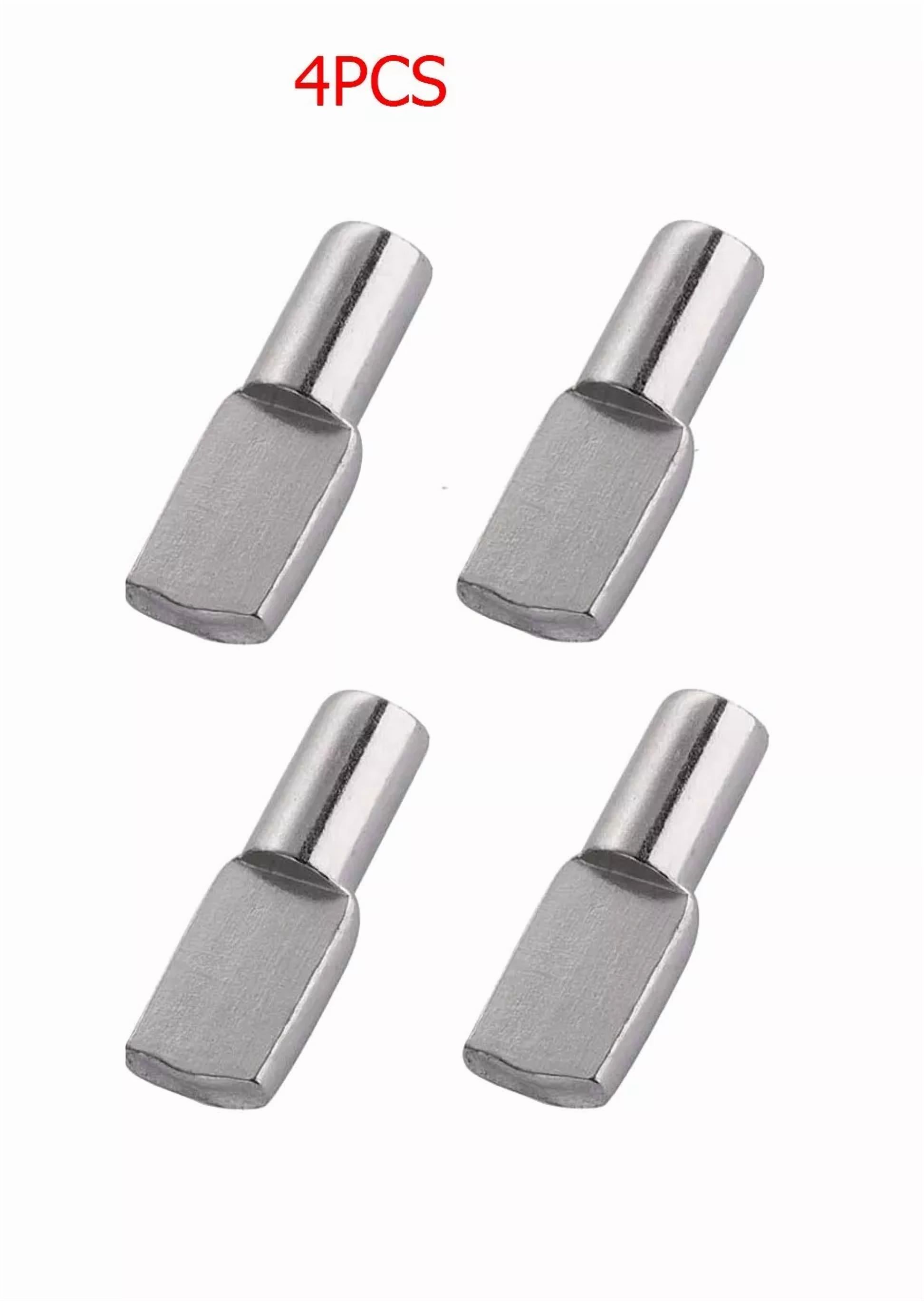 4Pcs 5Mm Spoon Shape Shelf Pegs Pins Nickel Plated Cabinet & Furniture Support