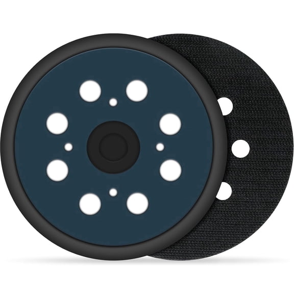SATC 4Pcs 5inch 8-Hole 4-Screw Hook Loop Sander Pad Replacement for Random Orbit Sanders