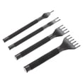 thumbnail image 1 of 4Pcs 5mm 1/2/4/6 Prong Leather Hole Stitching Punch Tool for Hand Sewing, Black, 1 of 6