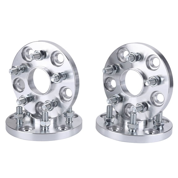 4Pcs 5x114.3mm to 5x100mm Flange Hubcentric Wheel Adapters 15mm Hub Centric Wheel Adapter 56.1mm Hub Bore with 12x1.25 Thread Pitch Compatible for Subaru