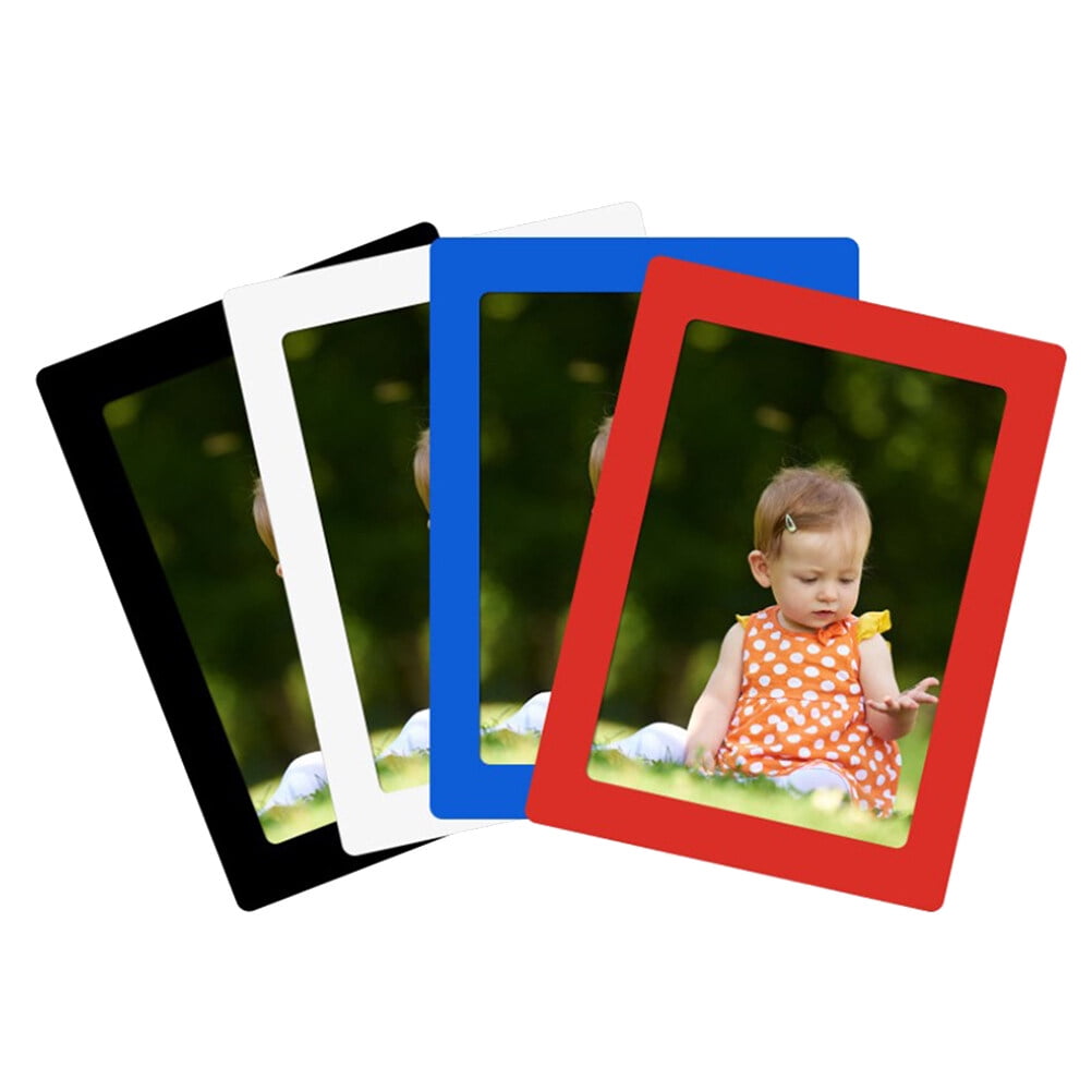 4Pcs 6 Inch Sigle Layer Colorful Picture Frames Photo