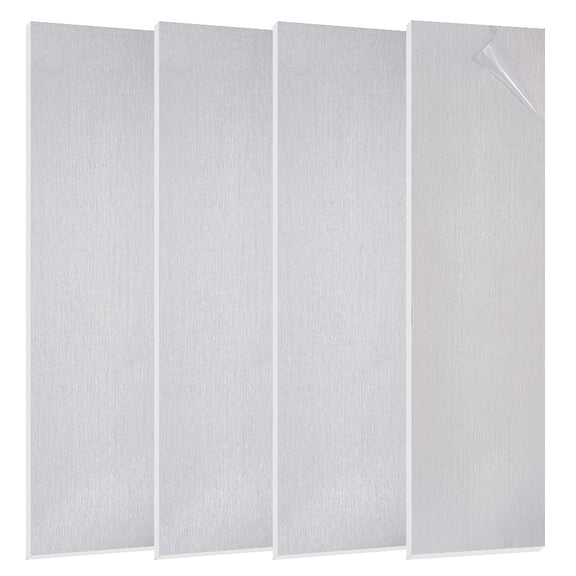 4Pcs 6061 T651 Aluminum Sheet Metal 12x3 Inch Aluminum Plate Covered with Protective Film 3mm Thick Flat Plain Rectangle Plate