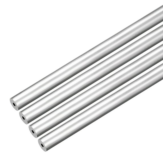 Unique Bargains 4Pcs 6063 Seamless Aluminum Round Straight Tubing 2.5mmx10mmx300mm