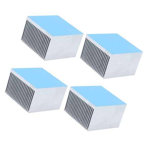 4Pcs 60x60x39mm Aluminium Heat Sink Radiator Fin Aluminium Cooling 3D Printers LED Light Device Power Module
