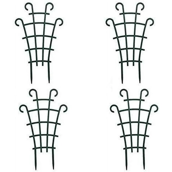 4Pcs/6Pcs/12Pcs Trellis for Potted Plants, Mini Garden Trellis for Climbing Plants Stackable Plant Trellis Indoor Plastic Potted Plant Support DIY Climbing Trellis Flower Pots Supports