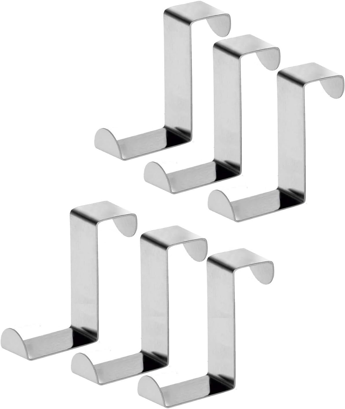 Drawer Hook 4Pcs/6Pcs/8Pcs/12Pcs Stainless Steel Reversible Over Door Cabinet ...