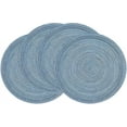thumbnail image 1 of 4Pcs/6Pcs/8Pcs Round Braided Placemats Washable Cotton Polyester Round Placemats for Kitchen Dining Table Round Table Mats, 15 inch, 1 of 9