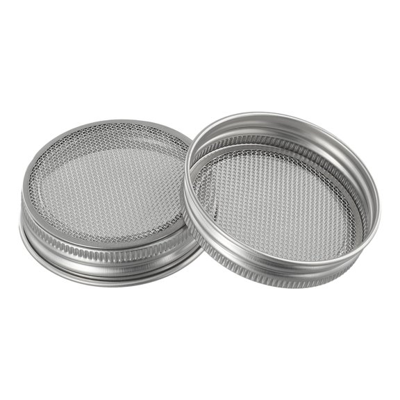 4Pcs 70Mm Stainless Steel Strainer Sprouting Cover Lid For Jar Sprout YIWEI
