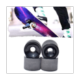 thumbnail image 1 of 4Pcs 70x51mm Surf Skateboard Wheels Longboard Low Noise Wear-Resisting Road Field Skating with Tool and Gaskets(Black), 1 of 5