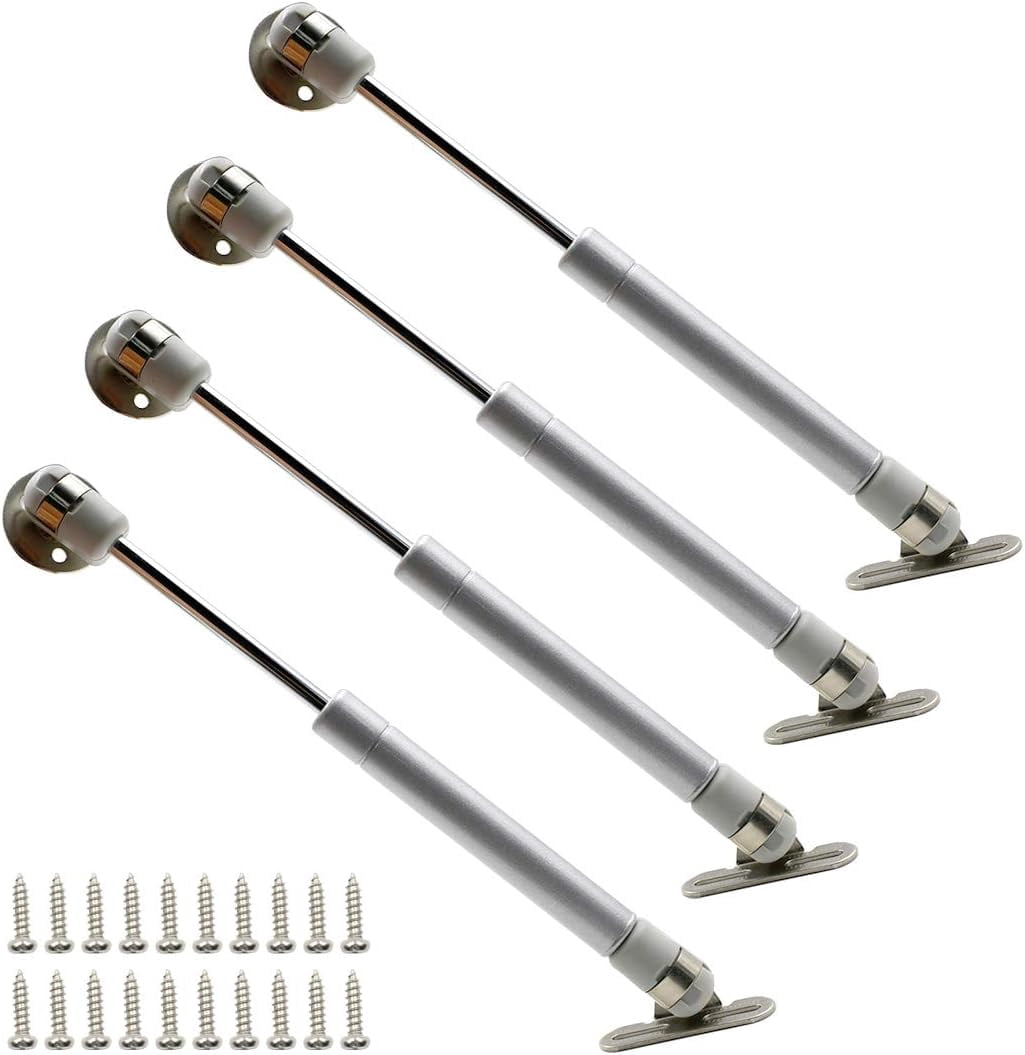 4Pcs 8 Inch 30N Hydraulic Support Cabinet Hinge, Soft Close Lid ...