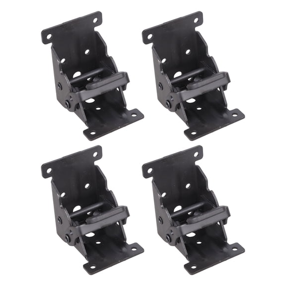 4Pcs 90 Degrees Folding Table Chair Leg Brackets Hinge Self-Lock Folding Bracket Extension Support Hinges Easy to Use