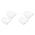 thumbnail image 1 of 4Pcs Acrylic Corner Shelf Floating Wall Storage Shelf Display Speaker Organizer Bedroom Holder,Clear, 1 of 5
