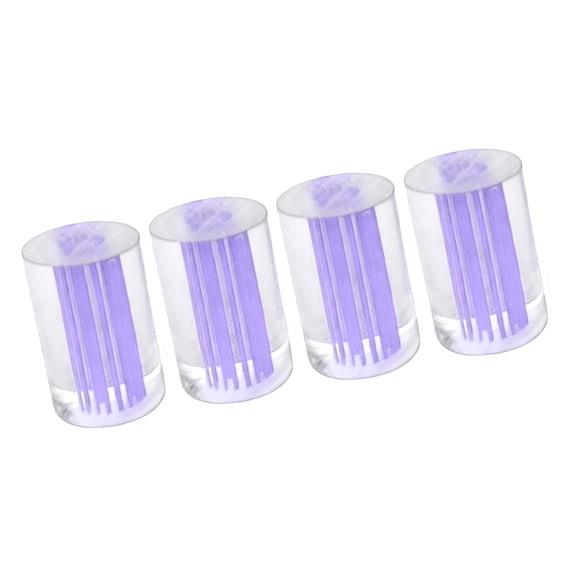 4Pcs Acrylic Pool Cue Ferrule Unfinished Acrylic Snookers Pool Tip for Precisely Shots And Long Lasting Performances
