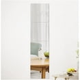 thumbnail image 1 of 4Pcs Acrylic Wall Mirror Full Length Body Mirrors for Bedroom,Unbreakable Over The Door Mirror Tiles,Gym Mirrors for Home Gym,Self Adhesive Frameless Mirror for Wall Decor (12"x12"), 1 of 5