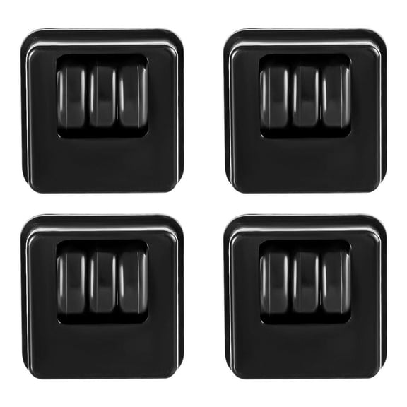 4Pcs Adhesive Rollers Sticky Pulley Sliders 360 Rotation Drill Casters for Furniture Appliances