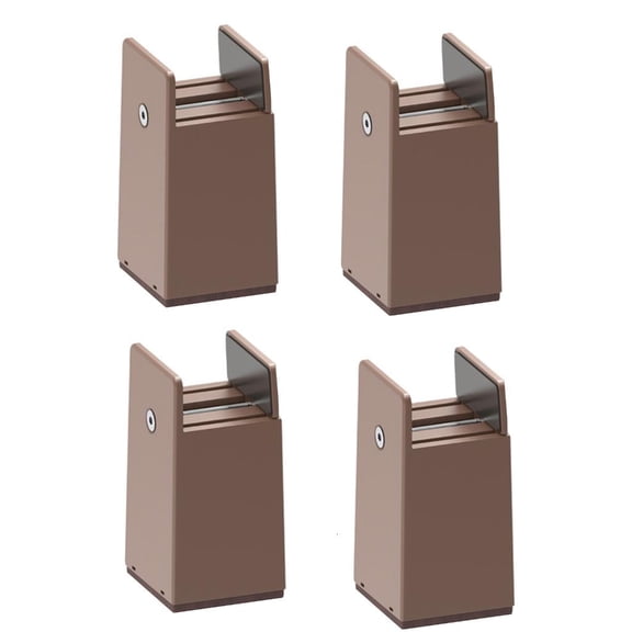 4Pcs Adjustable 2Inch Bed Furniture Risers Plastic Supports Sofa Table Desk