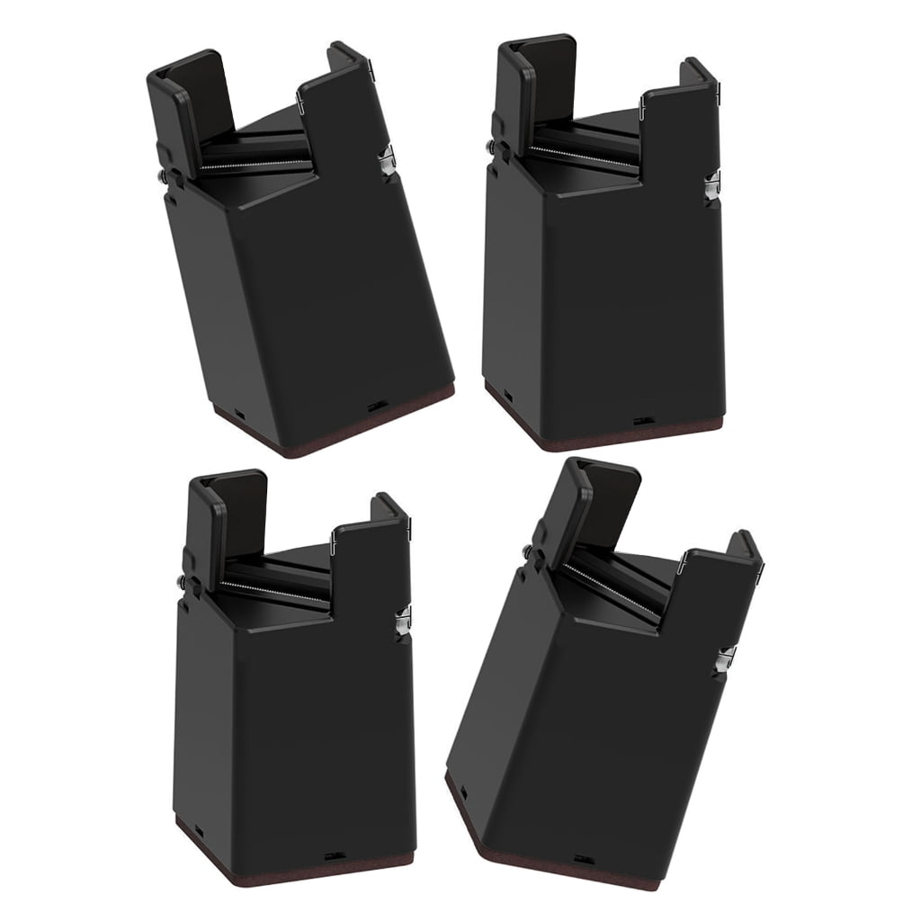 Patio Chair Riser 4Pcs Adjustable Chair Risers Furniture Heightening Foot Pad Bed Table ...