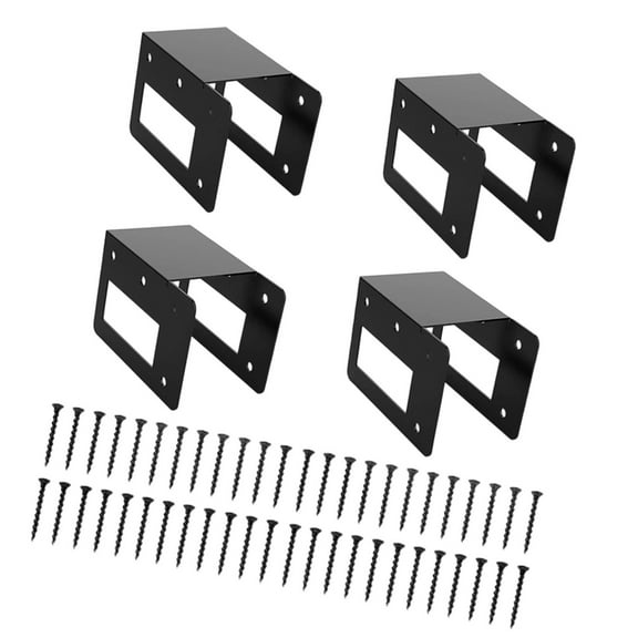 4Pcs Adjustable Firewood Storage Rack Heavy Duty Wood Lumber Organizers