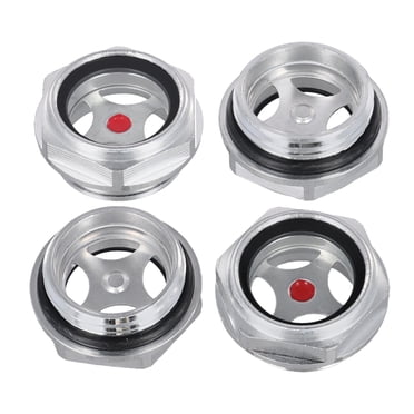 Oil Sight Glass For Air Compressor – Easy-View Window For Oil Level Checking – Fits Most Compressor Models