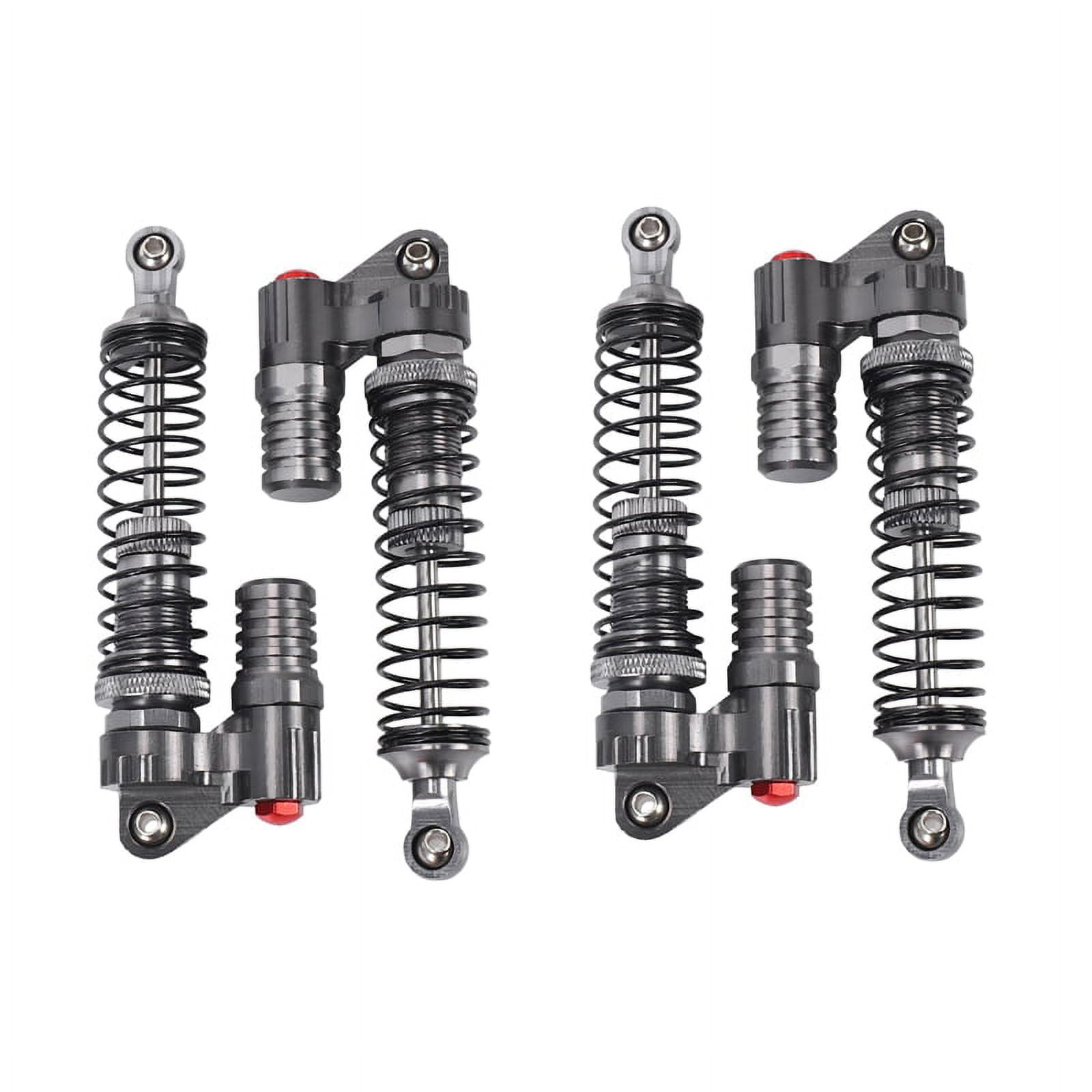 4Pcs Aluminium Alloy 90mm Absorber Shocks for 1/10 Scale Rc Rock Crawlers Axial Scx10 D90 Truck