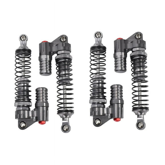 4Pcs Aluminium Alloy 90mm Absorber Shocks for 1/10 Scale Rc Rock Crawlers Axial Scx10 D90 Truck