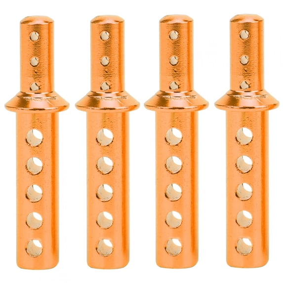 4Pcs Aluminium Alloy Shell Column Replacement Fit for 94111 94108 94188 1/10 CarOrange