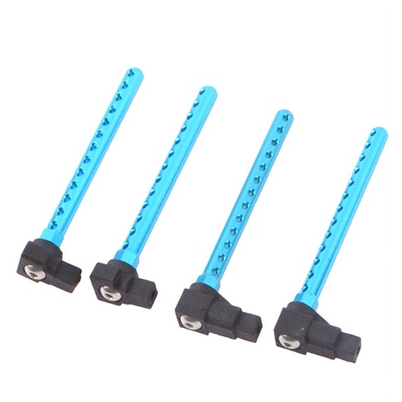 4Pcs Aluminum Alloy Body Posts Mount Extension Set for TT01 -01 1/10 RC Car Upgrade Parts Accessories