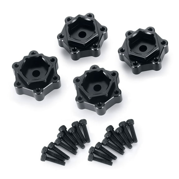 4Pcs Aluminum Alloy Hex Adapters Converter +5mm Widen for LMT Monster Truck 1/8 RC Car Upgrade Parts Accessories