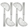 thumbnail image 1 of 4Pcs Angle Protractor Angle Finder, 0-180° Round Head Protractor Angle Ruler, Rotary Angle Finder Tool, 1 of 5