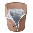 thumbnail image 1 of 4Pcs Anti-Frost Plant Pot Cover with Drawstring and Zipper, Plant Winter Protection Pot Covers, Reusable Winterizing for Outdoor Potted 40cm×40cm Brown, 1 of 3