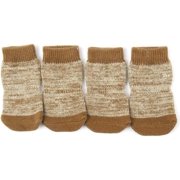 4Pcs Anti-Slip Dog Socks Traction Control for Indoor Wear Winter Warm Soft Pet Paw Protector