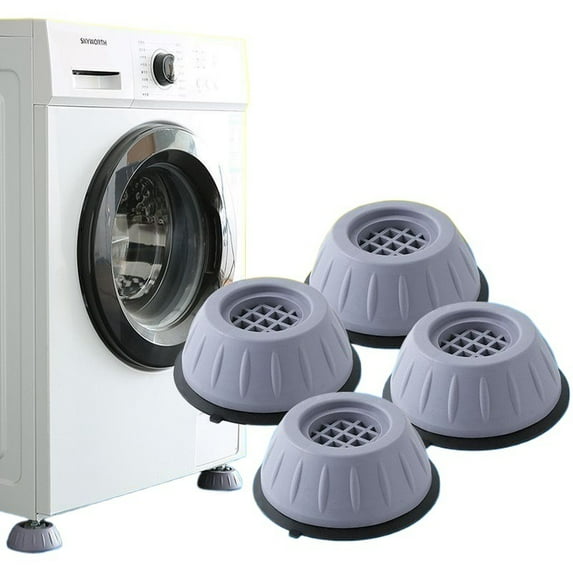 4Pcs Anti Vibration Pads for Washing Machine, Washer & Dryer Pedestals Shock and Noise Cancelling Washing Machine Foot Pads, Washing Machine Support Stabilizer Mat Protect Laundry Shaking Walking