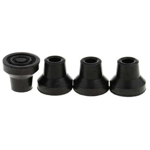 4Pcs Anti-skid Tip Protector Rubber Crutch Tips Grain Cane Pad
