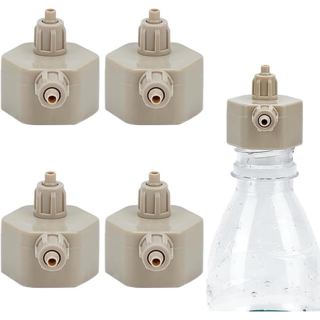 4Pcs Aquarium CO2 Generator-DIY Carbon Dioxide Reactor Bottle Caps DIY Plants Air Diffuser Generators Replaceable Generator DIY Reactor Parts for Aquarium Fish Live Plants Hydroponics