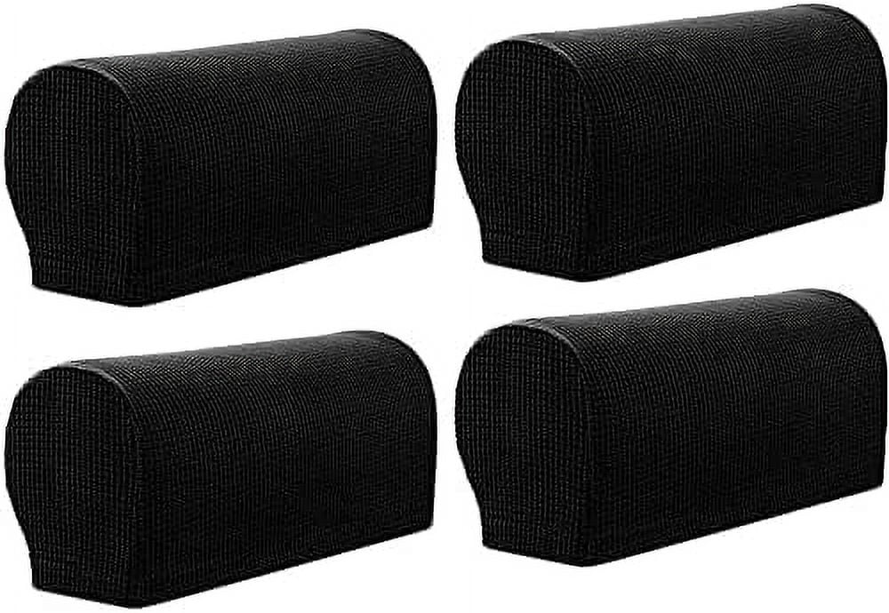 4Pcs Arm Rest Covers Set, Stretch Armchair Arm Covers Soft Arm Caps Non ...