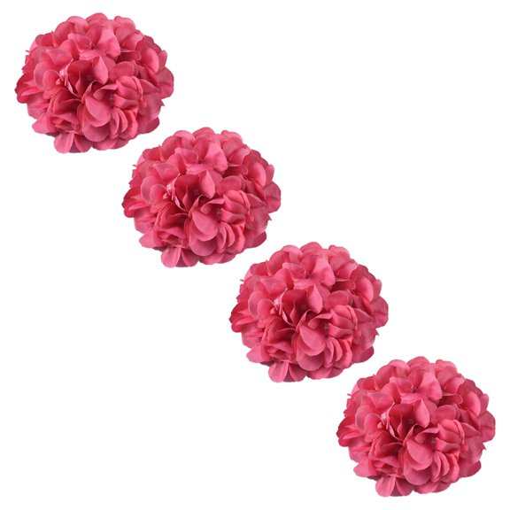 4Pcs Artificial Flower Curtain Tiebacks Rope Elegant Florals Window Drapery Holder Holdbacks Ties for Home Embellishment